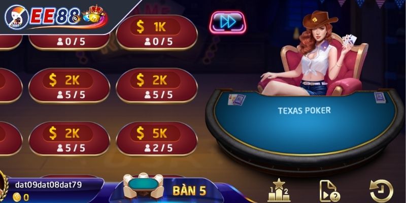 Poker EE88 và những thông tin mà người chơi cần biết 